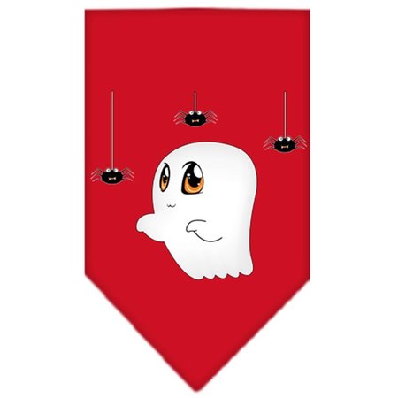 MIRAGE PET PRODUCTS Sammy the Ghost Screen Print BandanaRed Small 66-160 SMRD